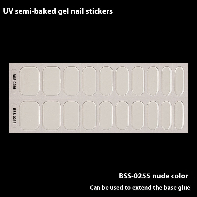 Pure Color UV Gel-Nagelsticker