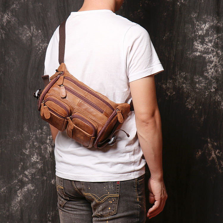 Männer-Rucksack aus Kuhleder – grosse Kapazität – Bild 5 | LuxeStyle