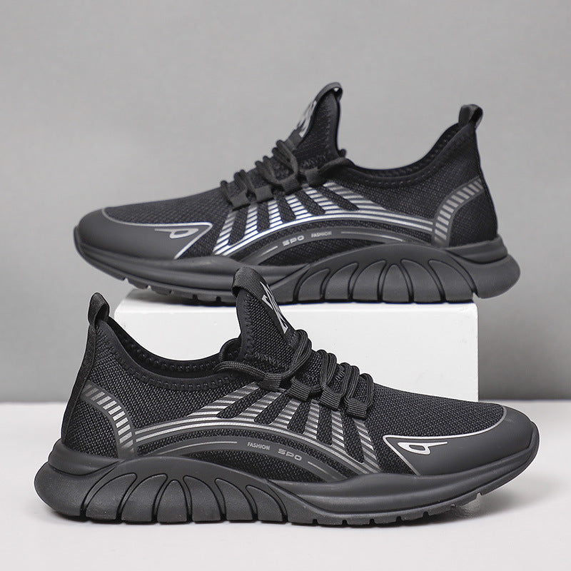 Atmungsaktive Flyknit Casual Laufschuhe für Herren