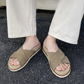 Glänzende Wildleder-Sommerschuhe für Herren
