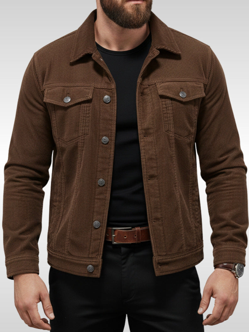 Herren-Cordjacke im Workwear-Stil