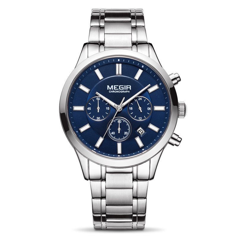 Herren-Chronograph mit Leuchtzeigern – Bild 6 | LuxeStyle