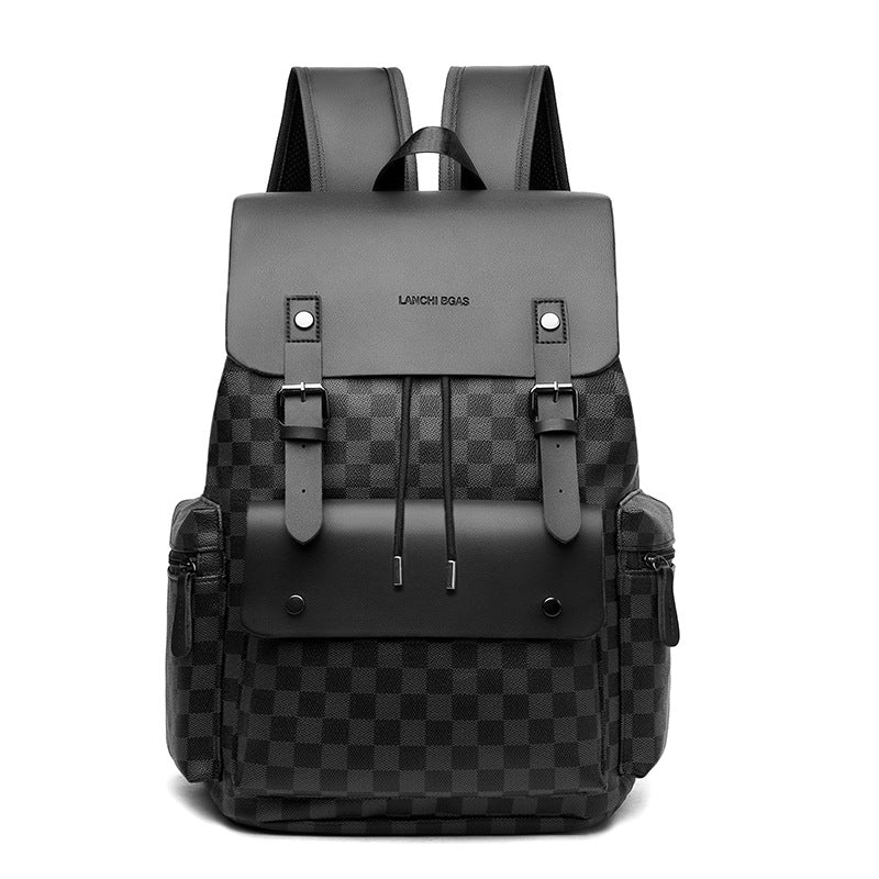 Karo-Rucksack für Pendler und Büro – Bild 7 | LuxeStyle