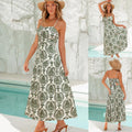 Blumenmuster Damen-Trägerkleid