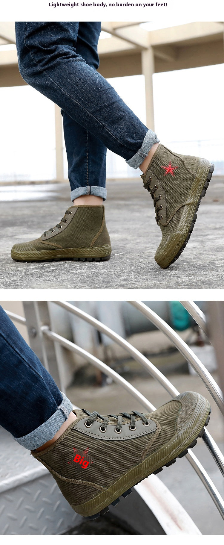 Herren-Sneaker mit Tarnmuster – Bild 6 | LuxeStyle
