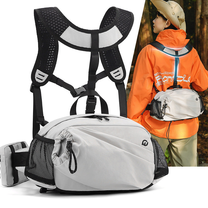 Outdoor-Nylon-Rucksack, Schwarz – Bild 3 | LuxeStyle