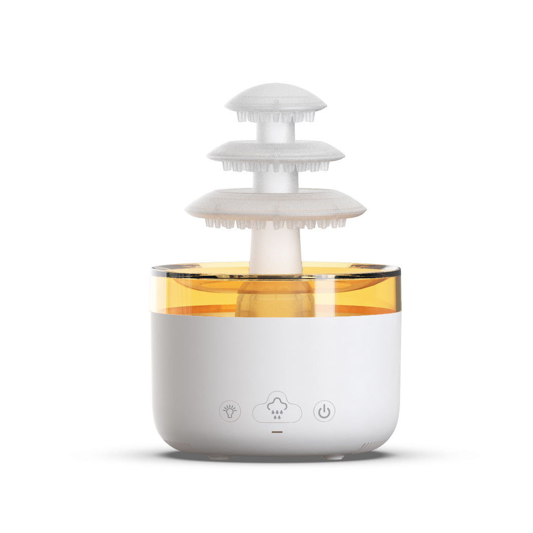 Regenwolken-Aroma-Diffuser weiss