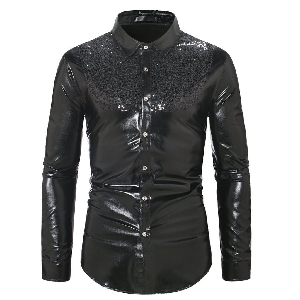 Pailletten Disco Hemd für Teenager – Bild 7 | LuxeStyle