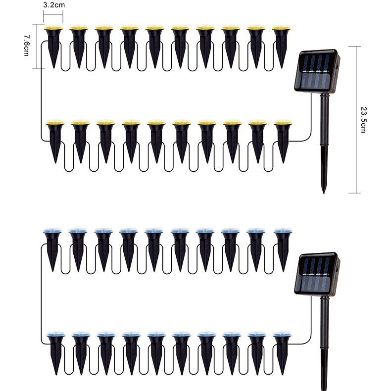 Solar-Gartenlichterkette