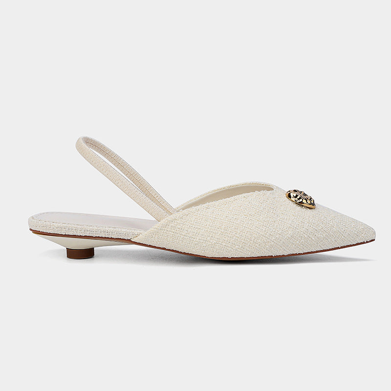 Elegante spitze Stiletto-Sandalen