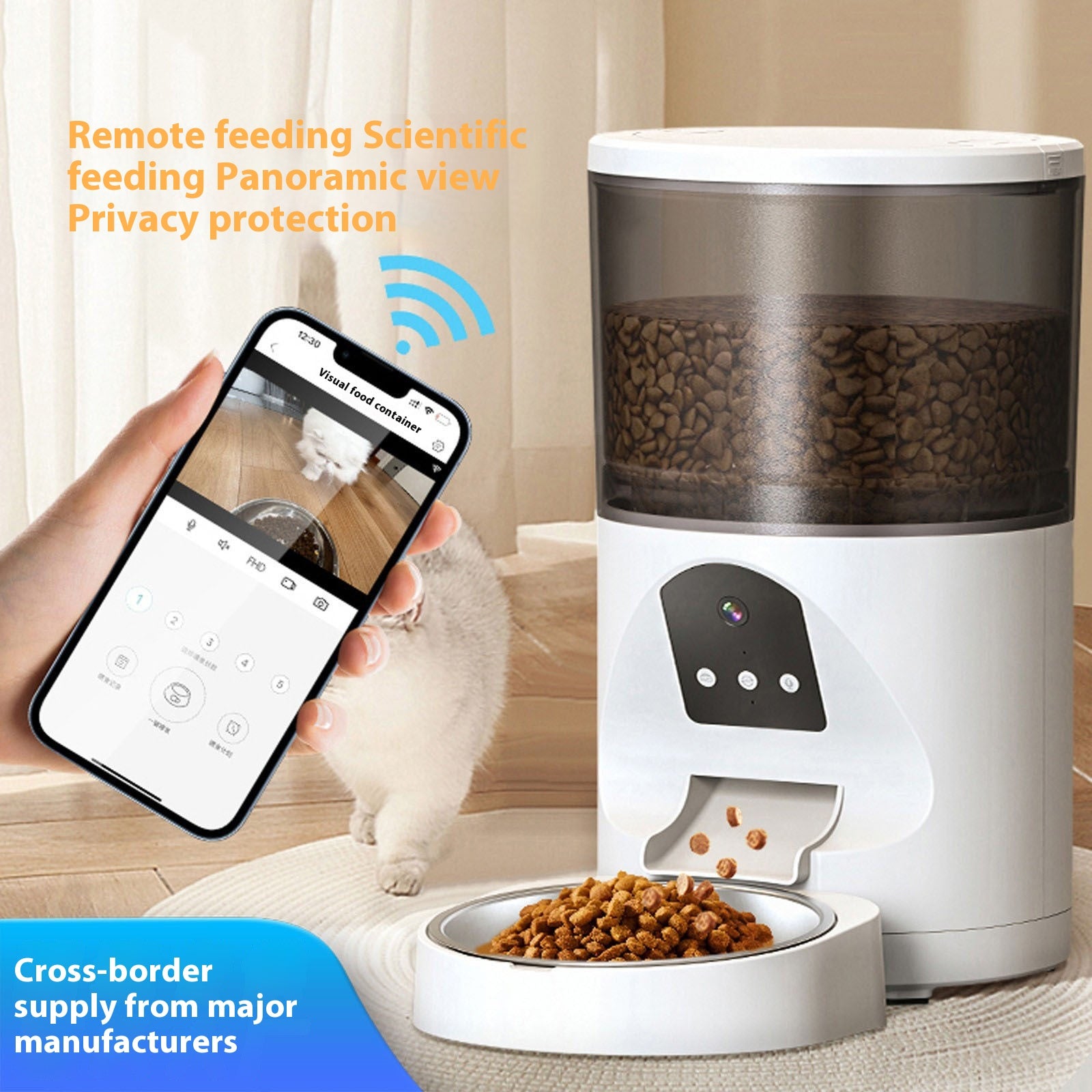 Intelligente Tierfernfütterung mit HD-Kamera