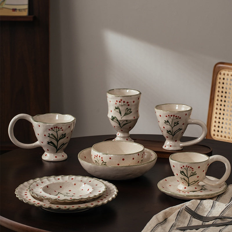 Keramik-Kaffeetasse mit Untertasse – Bild 9 | LuxeStyle