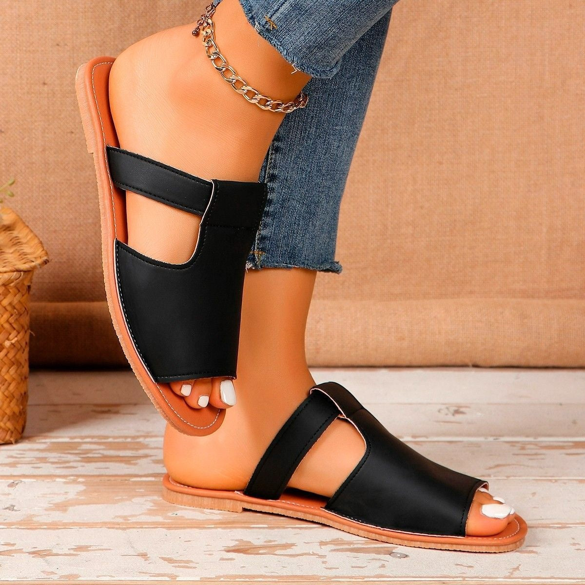 Bequeme rutschfeste Flip-Flops für Herren