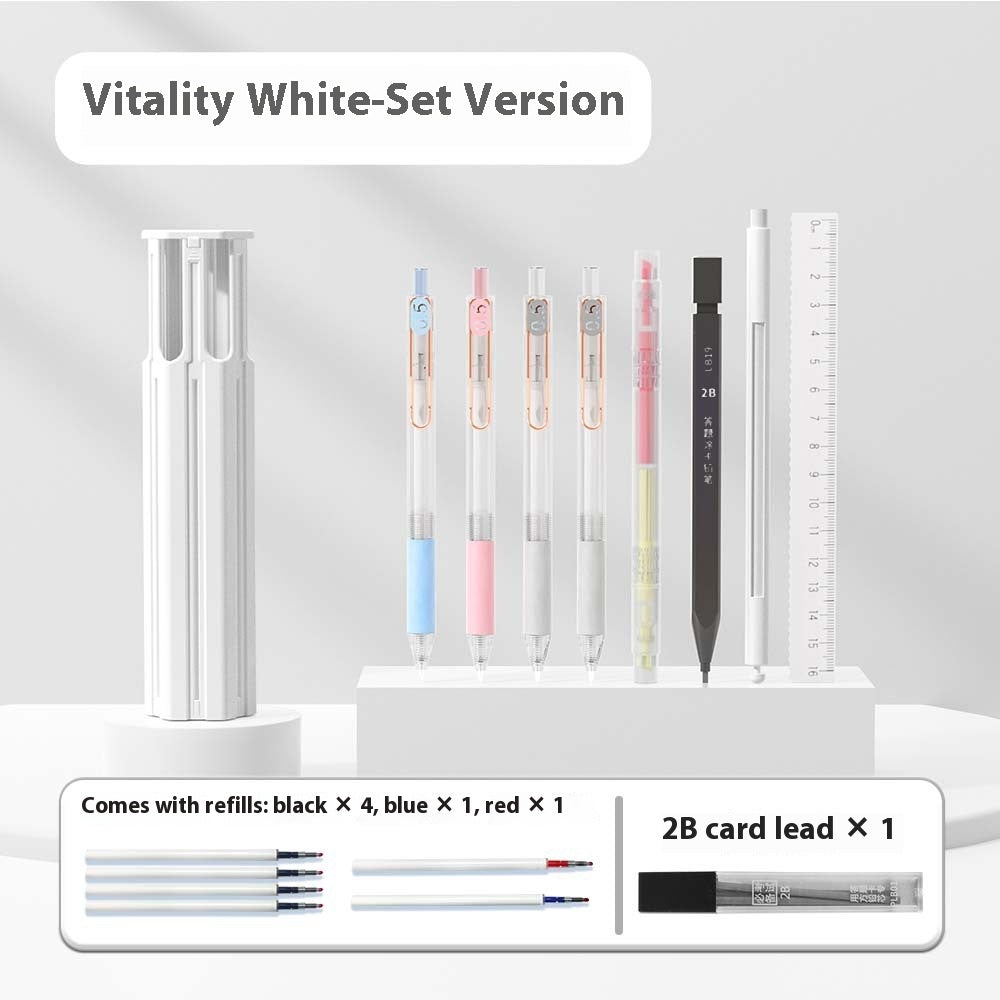 6-Stift-Beutel – schlicht weiss | LuxeStyle