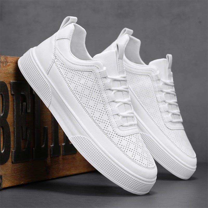Schlichte weisse Sneaker mit dickem Boden – Bild 11 | LuxeStyle