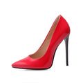 Spitze Stiletto-Pumps mit hohem Absatz