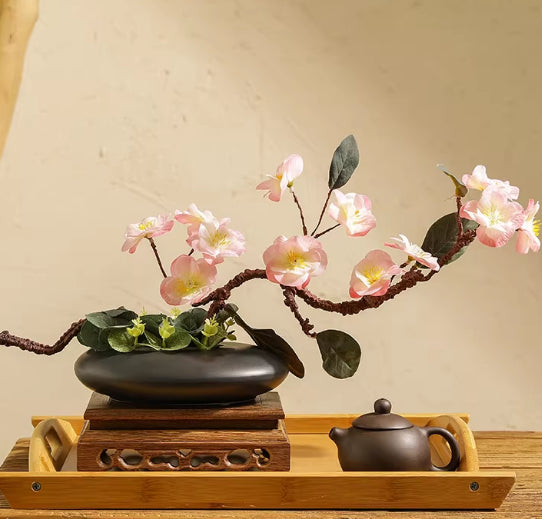Zen-Aschenbecher & Kiesel-Vase