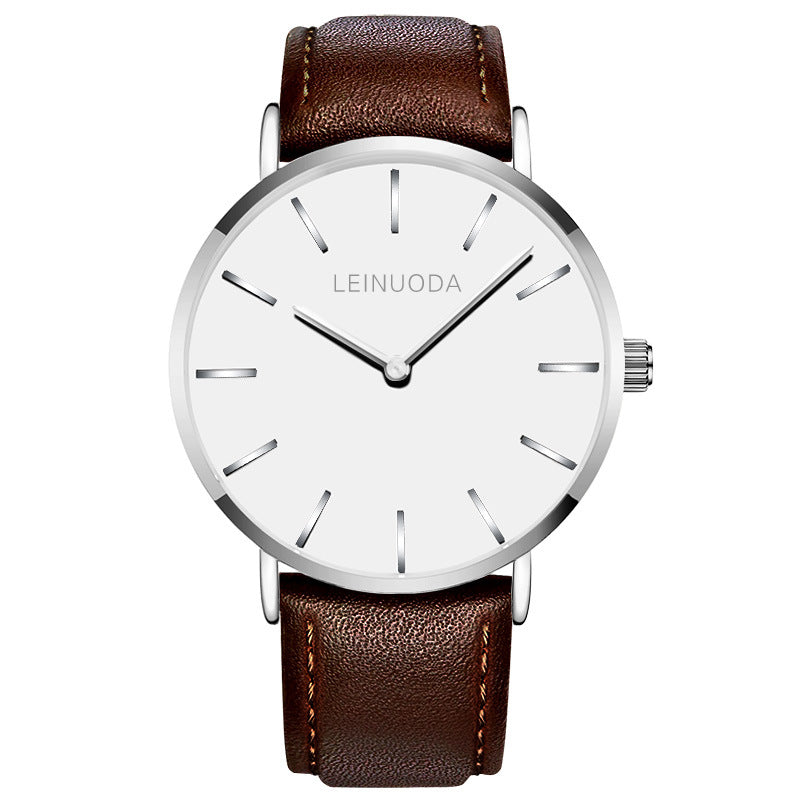 Einfaches Herrenarmbanduhr