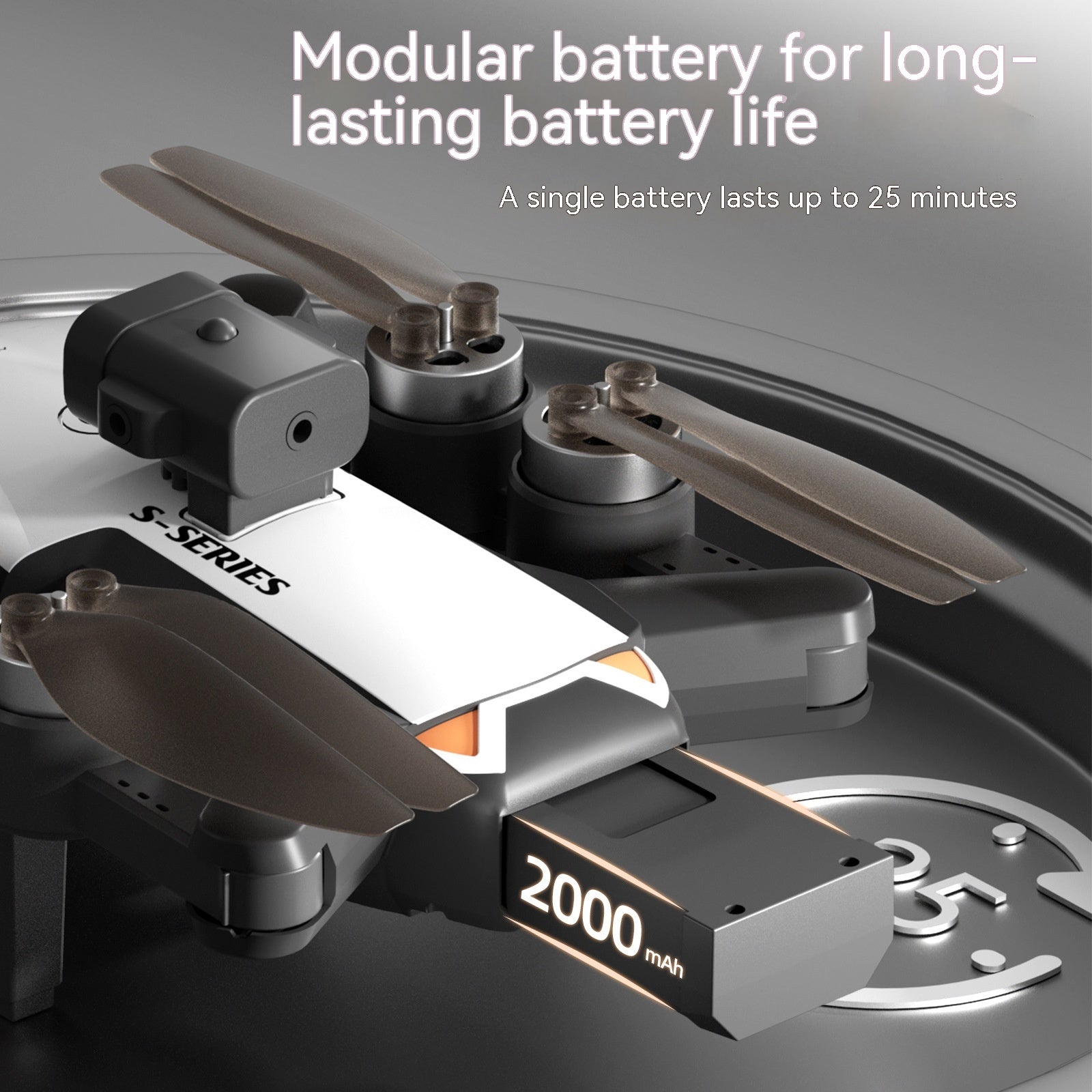 Faltbarer Quadcopter mit Hinderniserkennung und optischer Flusssteueru