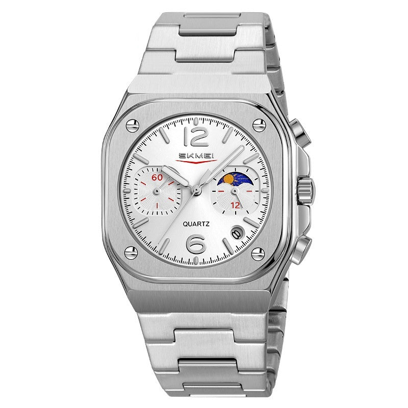 Herren Quartz-Uhr mit Multifunktion & wasserdicht