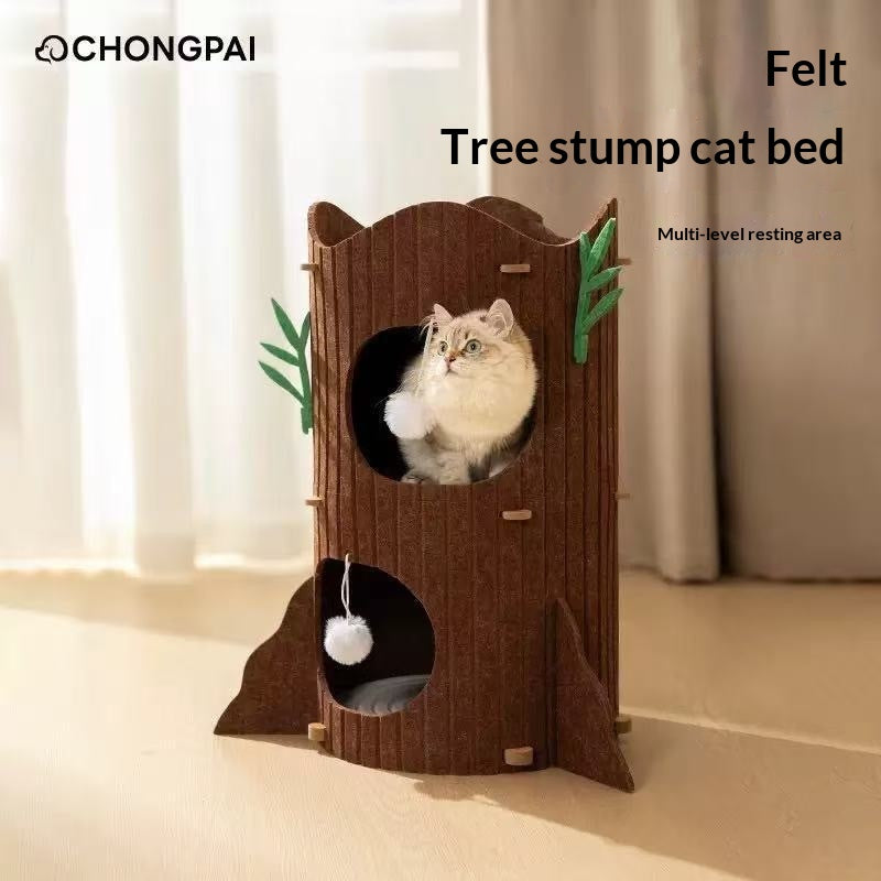 Katzenbaum mit Liegeflächen und Höhle