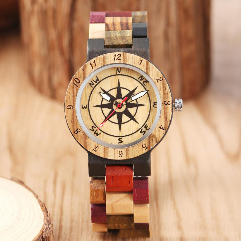 Holz-Kompass-Uhr für Paare – Bild 8 | LuxeStyle