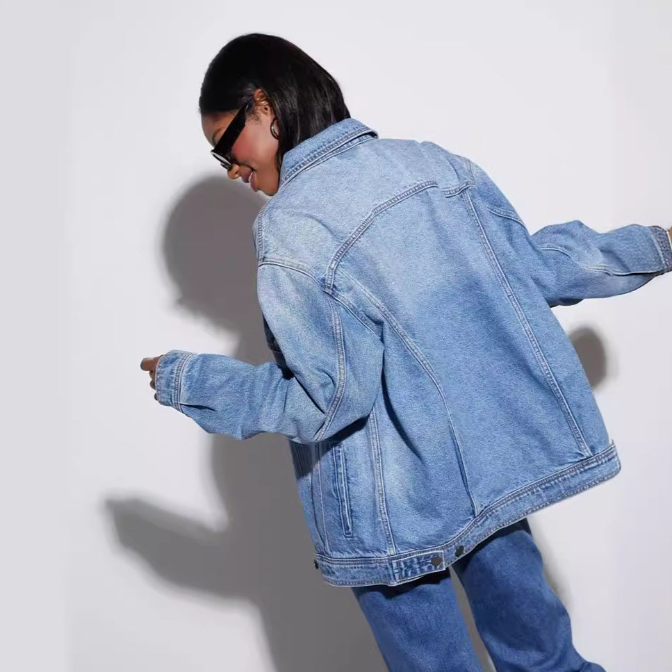 Leichte blaue Jeansjacke für den Alltag – Bild 7 | LuxeStyle