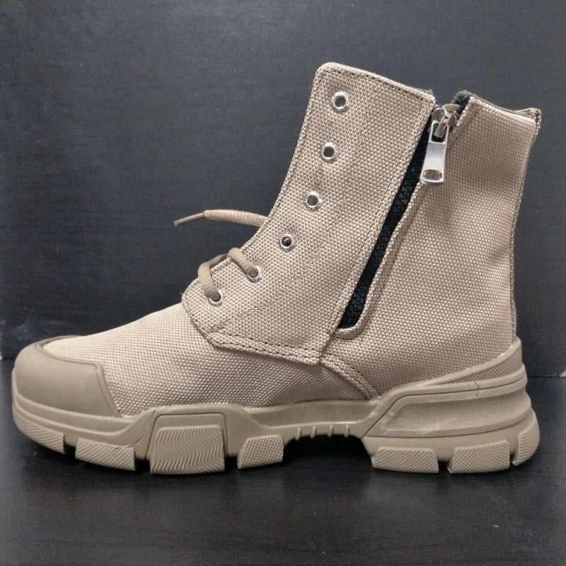 Herren-Stiefel mit Schnürung und dicker Sohle – Bild 9 | LuxeStyle