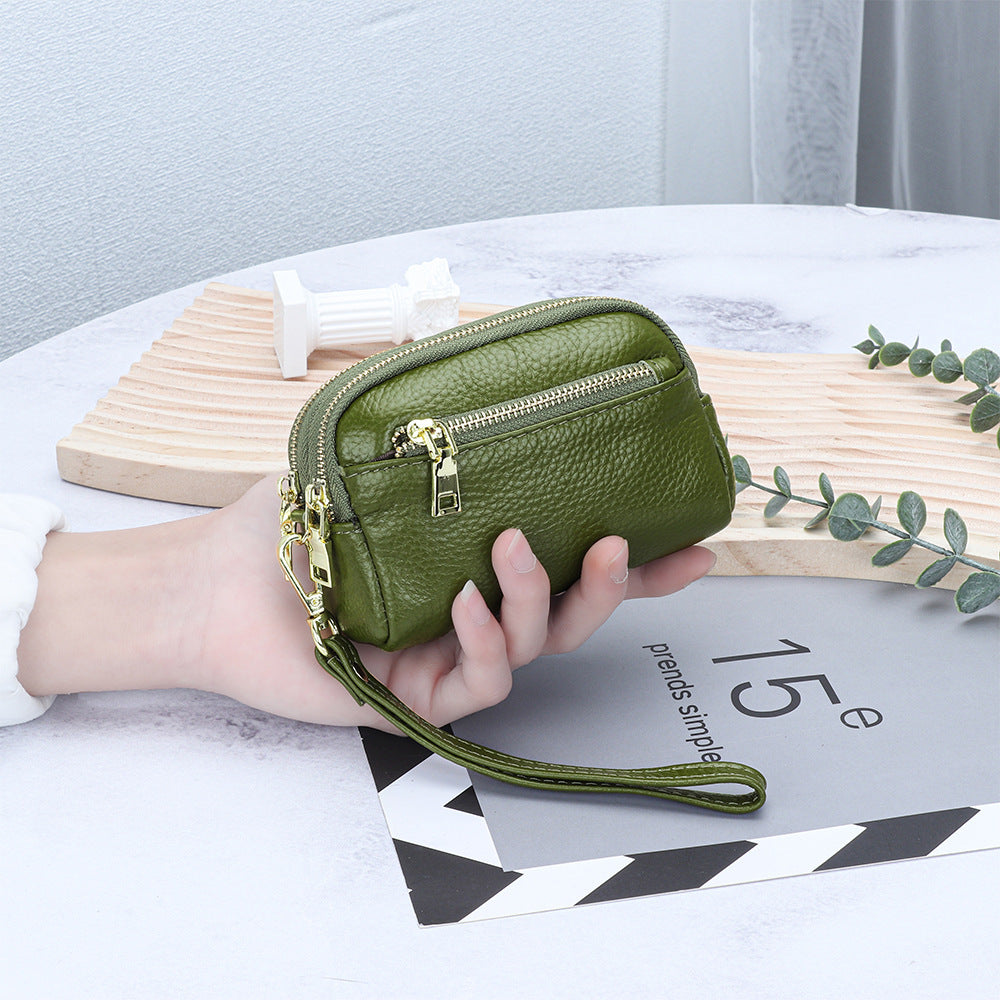 Mini-Portemonnaie aus Vollnarbenleder – Bild 8 | LuxeStyle