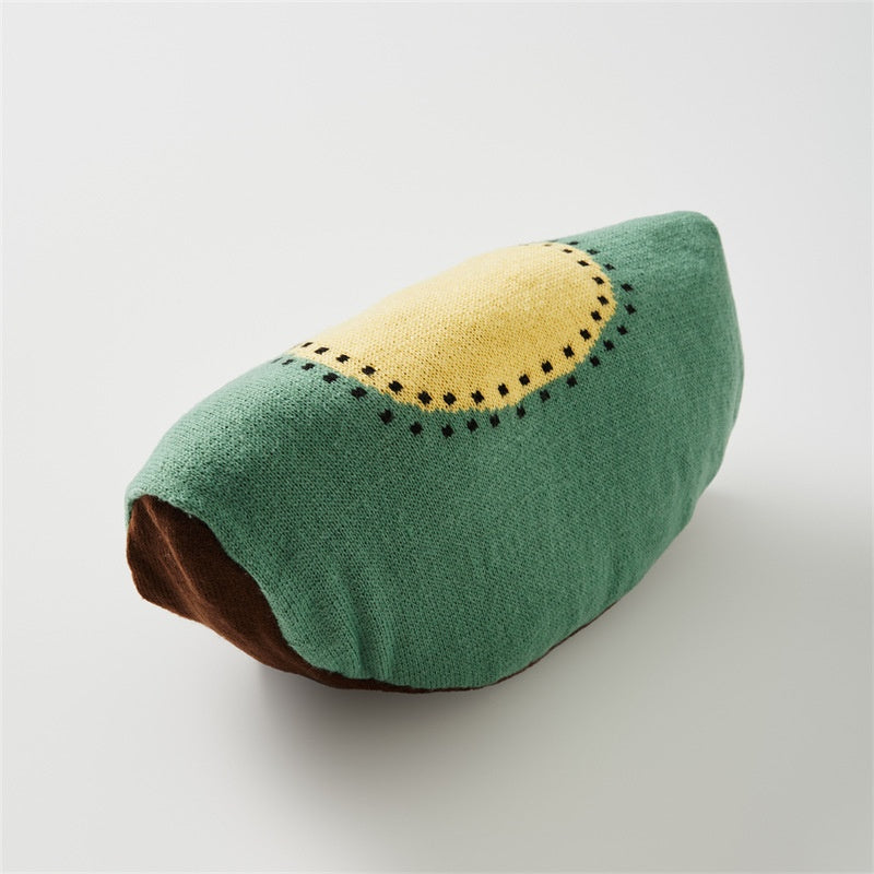 Kissen im Cartoon-Design: Wassermelone & Avocado – Bild 2 | LuxeStyle