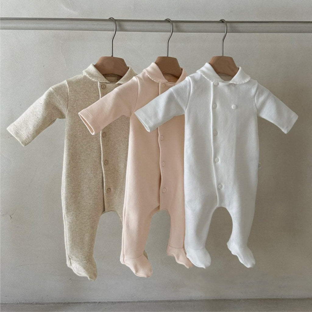 Baby Strampler mit Peter-Pan-Kragen | LuxeStyle