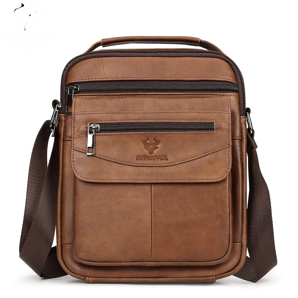 Crossbody Rucksack aus Vollnarbenleder – Ansicht 6