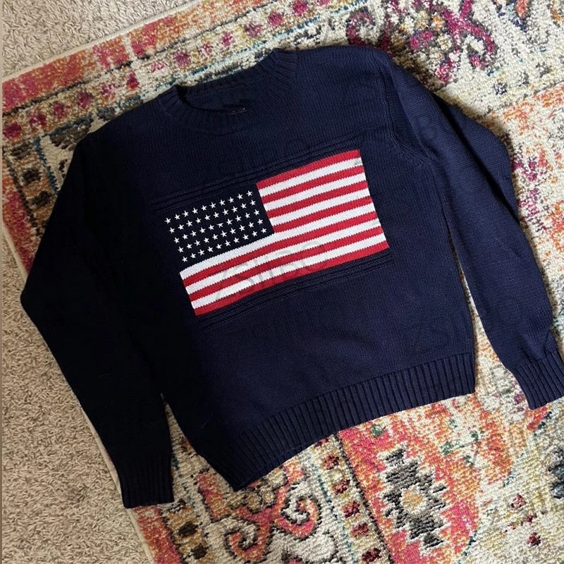 Lockerer Strickpullover mit Rundhals – Ansicht 4