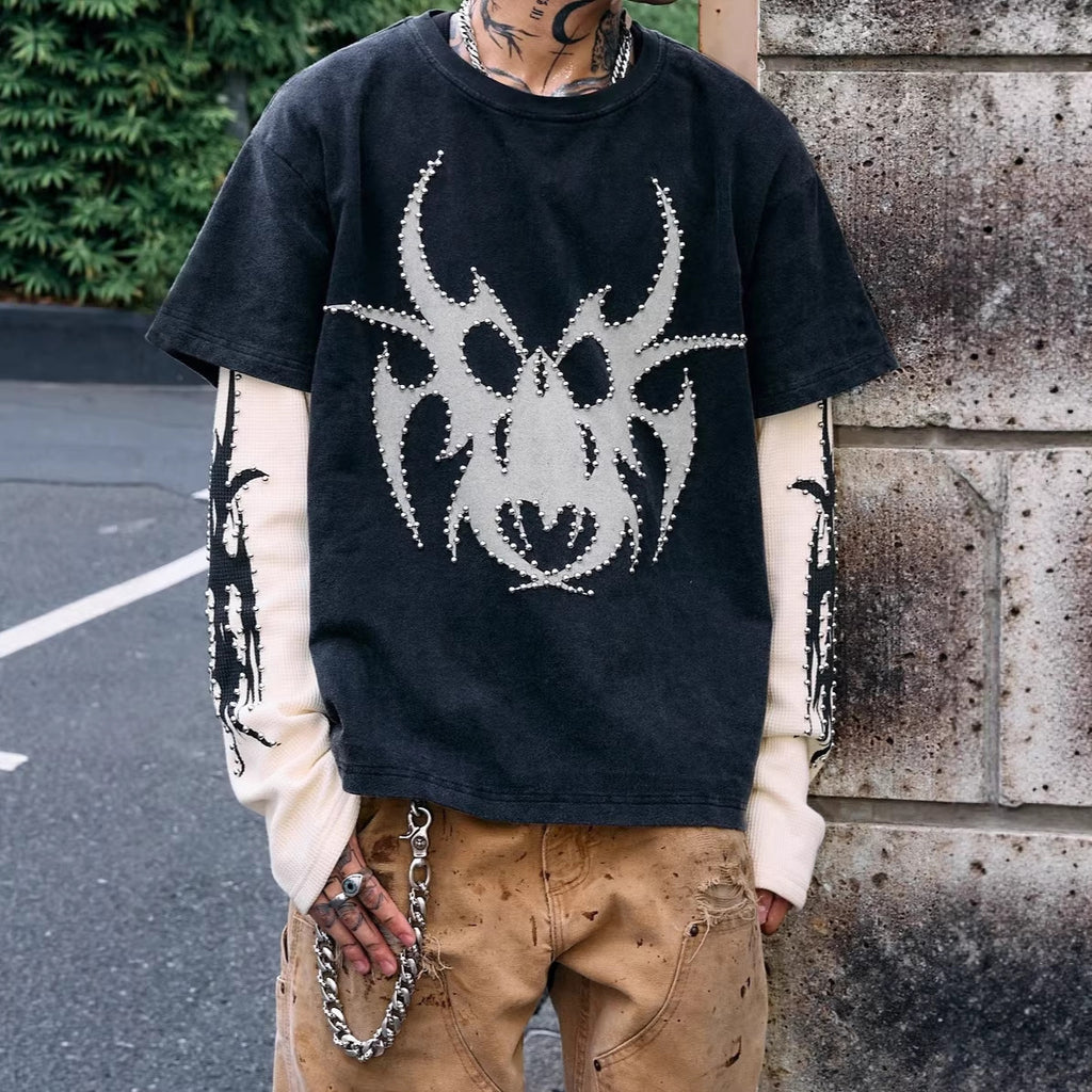 Faux-Zweiteiler T-Shirt