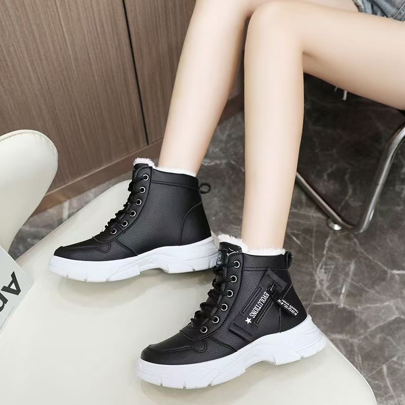 Gefütterte, wasserdichte Baumwollschuhe für Damen