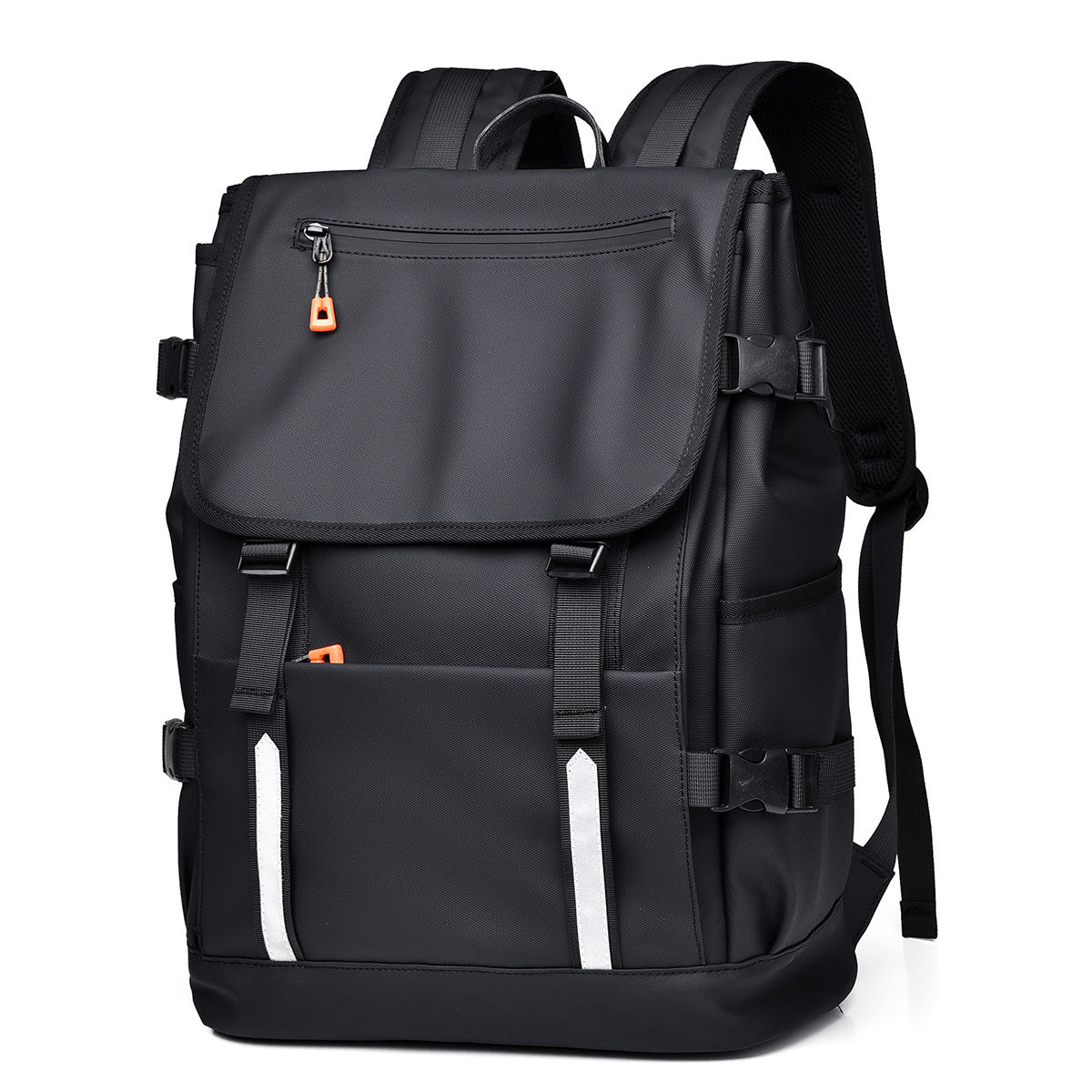 Grosser Rucksack für Geschäftsreisen – Schwarz/ Grau – Bild 7 | LuxeStyle