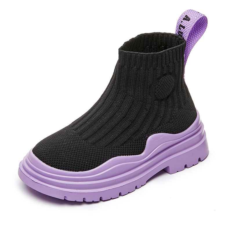 Hohe Kinderstiefel mit atmungsaktivem Mesh – Bild 4 | LuxeStyle