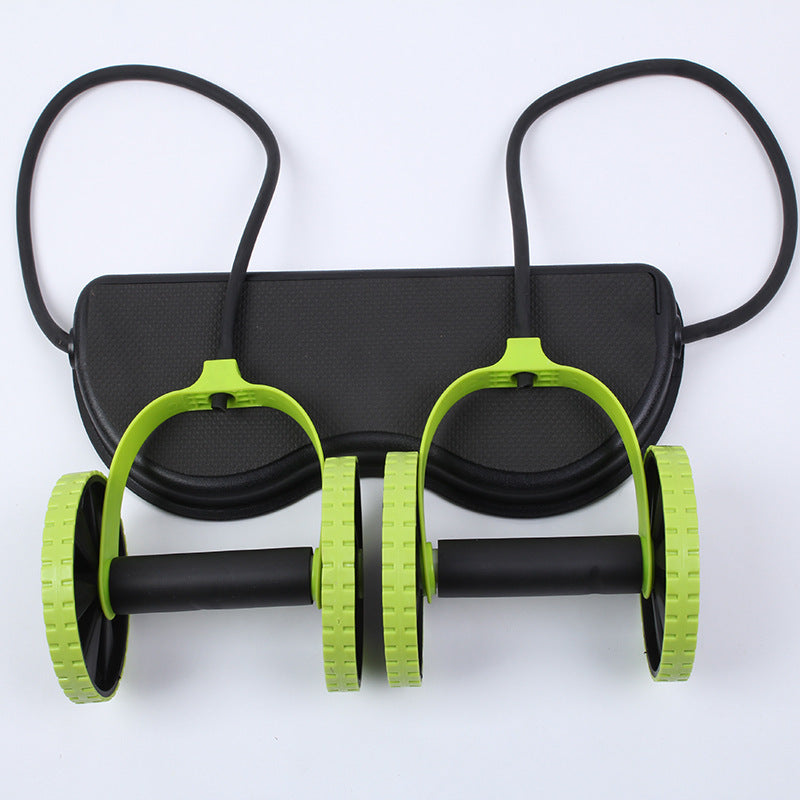 Bauchtrainer mit Doppelrad und Zugseil – Bild 4 | LuxeStyle