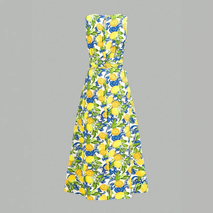 Boho Blumen Resort Maxikleid – Bild 8 | LuxeStyle
