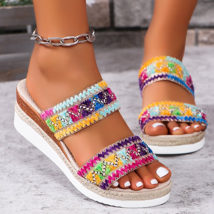 Keilabsätze Sandalen