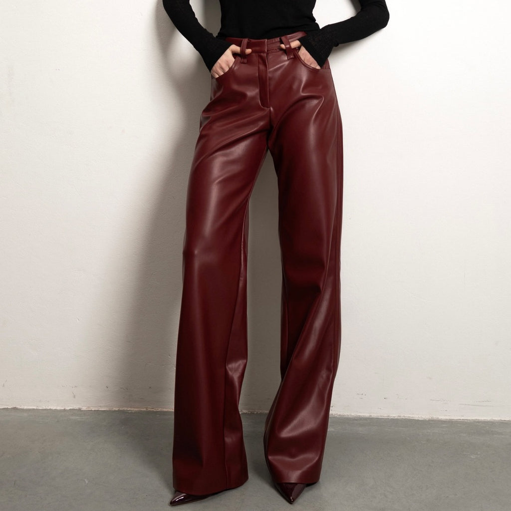 High-Waist Wide Leg Hose