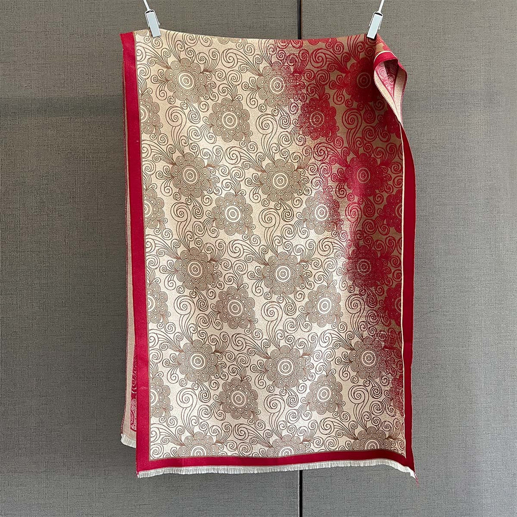Patchwork Halstuch mit Vintage-Print – Bild 5 | LuxeStyle