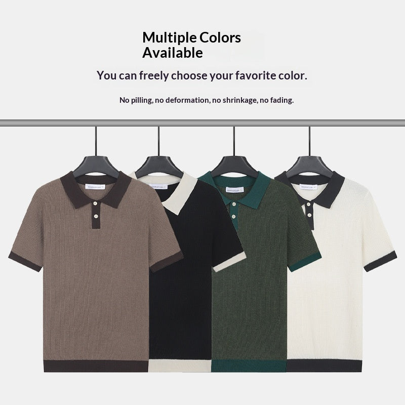Leichter Poloshirt aus Ice Silk