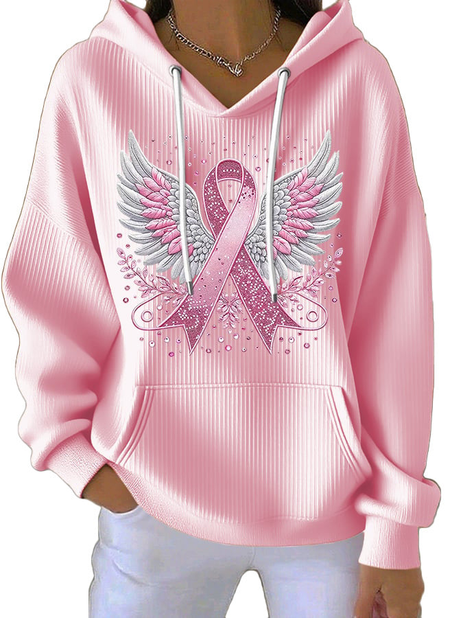 Kapuzenpullover Langarmshirt für Damen