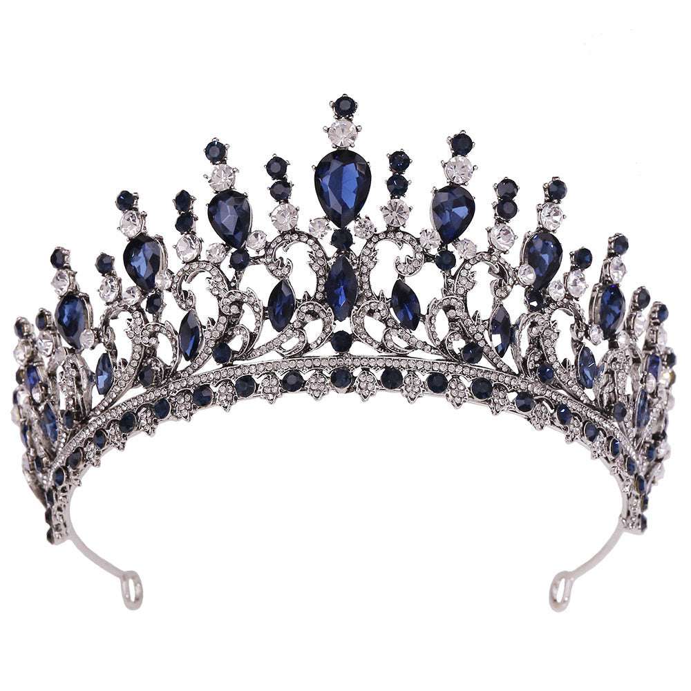 Barocke Kristall-Tiara für Hochzeiten