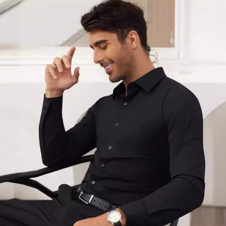 Businesshemd bügelfrei mit Stretch – Bild 12 | LuxeStyle