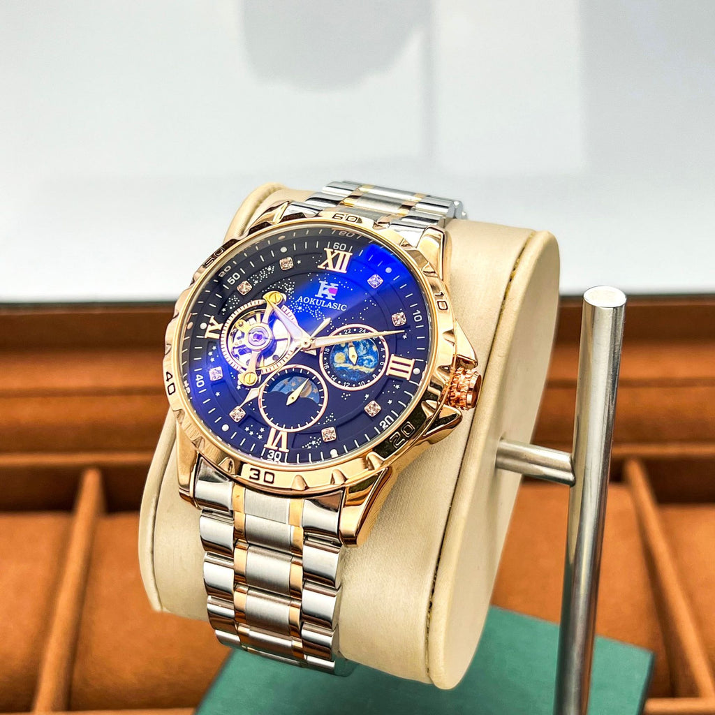 Automatik-Herrenuhr mit großem Zifferblatt