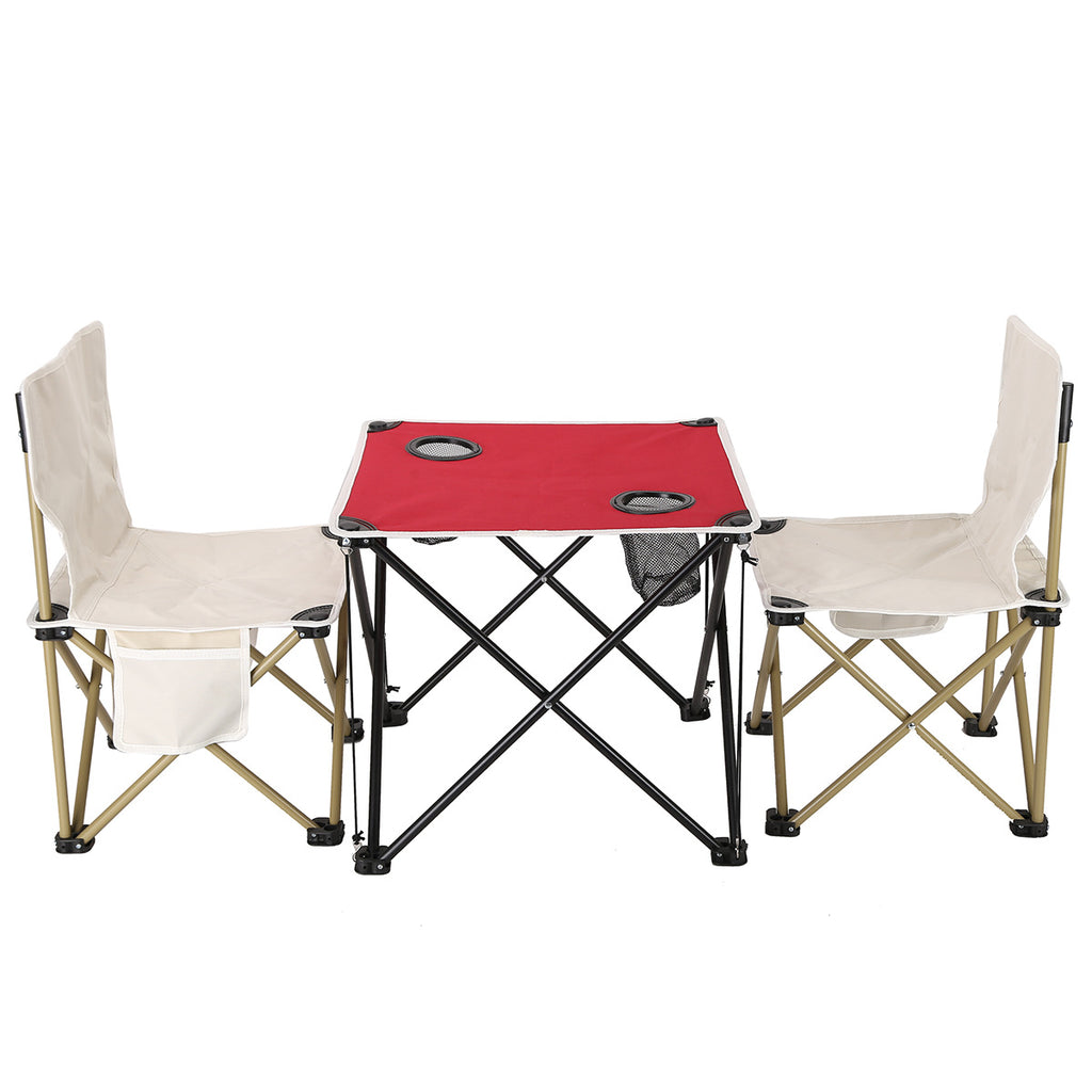 Faltbares Outdoor-Tisch- und Stuhl-Set
