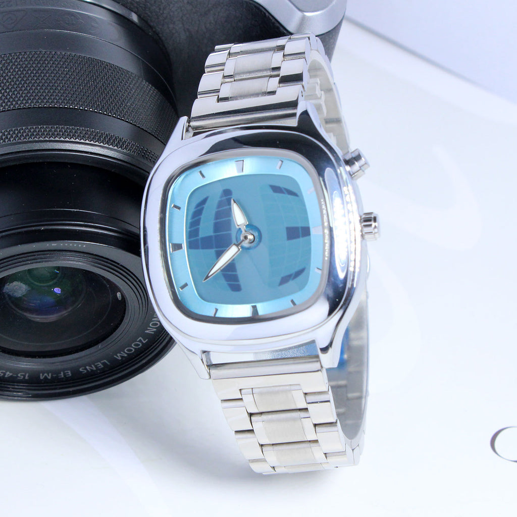 Retro Fashion Herren Digital-Zeigeruhr
