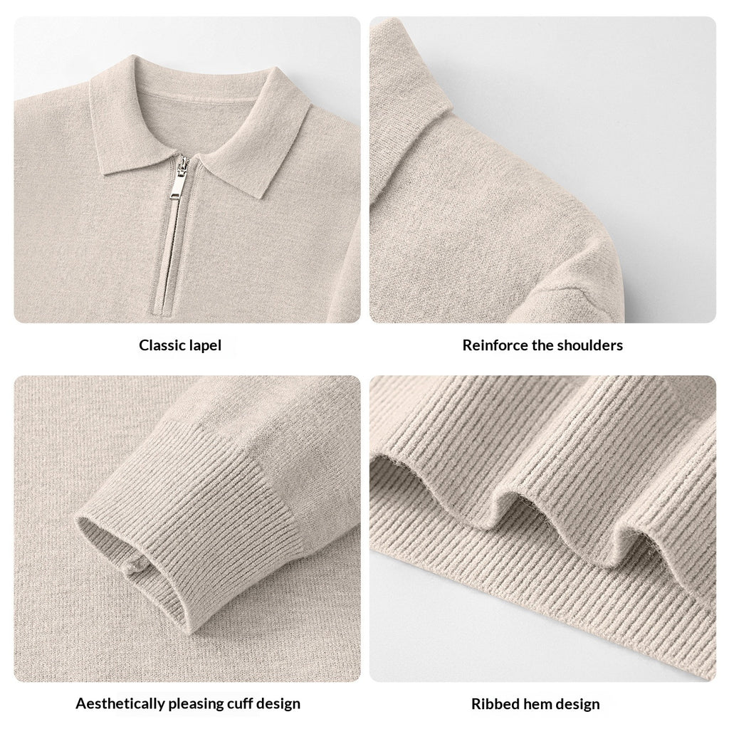 Woll-Modal-Pullover für Herren